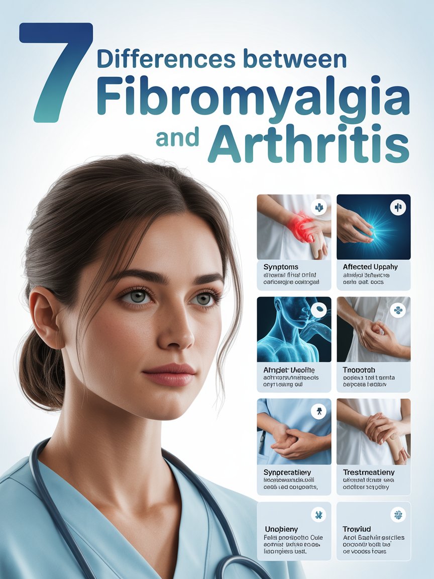 7 Differences Between Fibromyalgia and Arthritis
