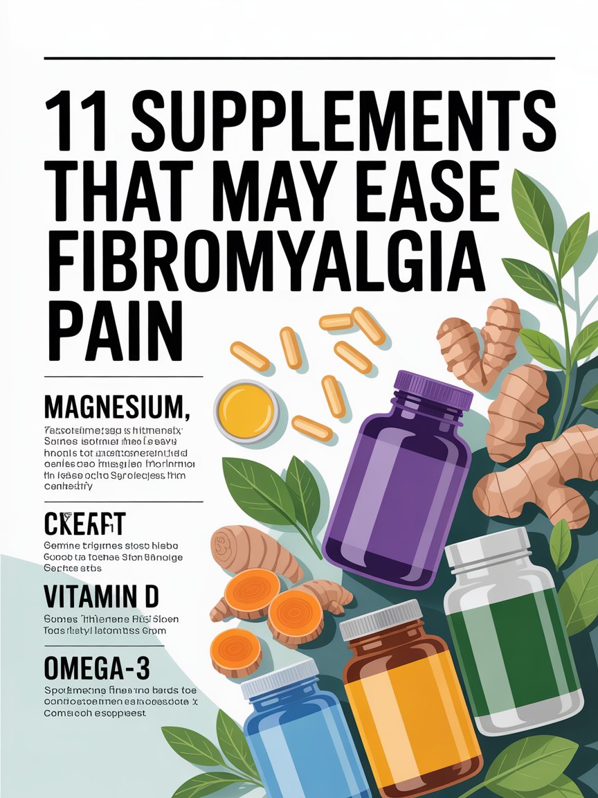 11 Supplements That May Ease Fibromyalgia Pain