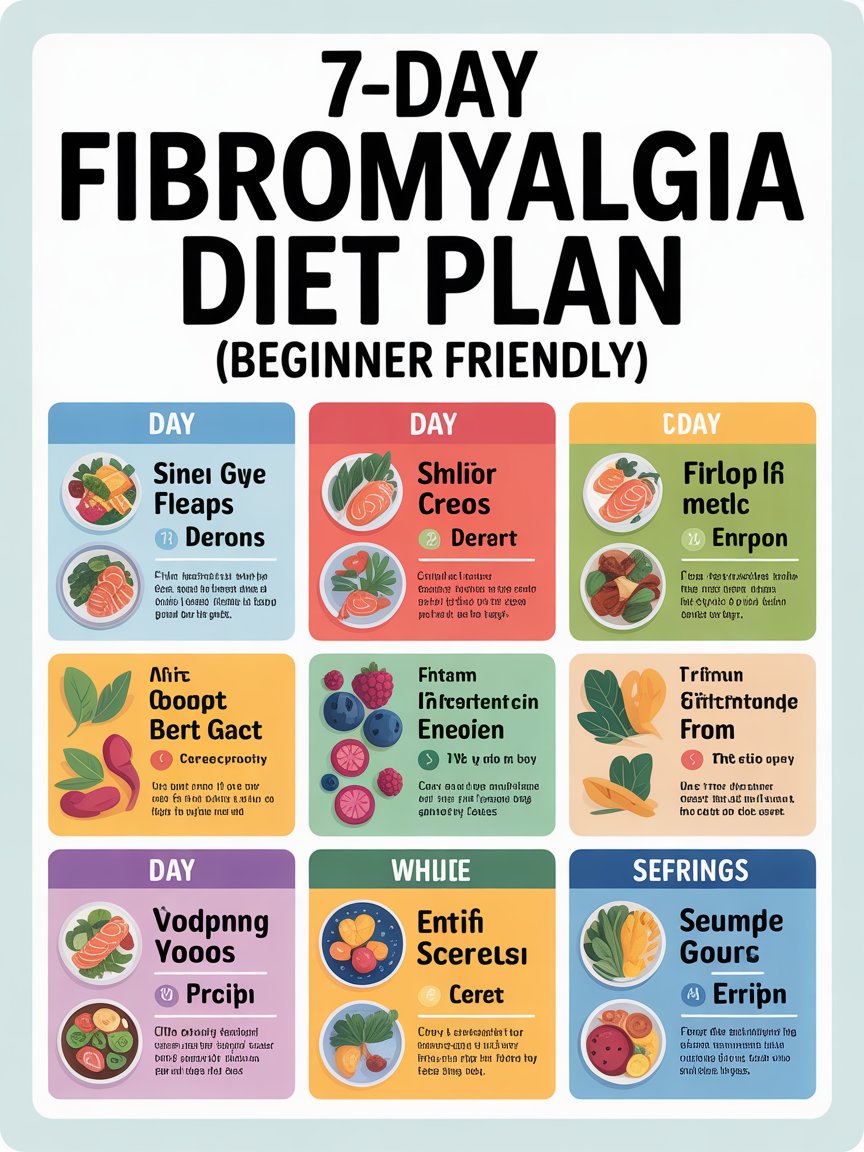 7 Day Fibromyalgia Diet Plan (Beginner Friendly)