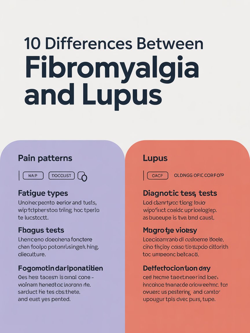 10 Differences Between Fibromyalgia and Lupus