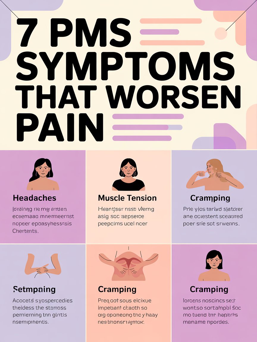 7 PMS Symptoms That Worsen Pain