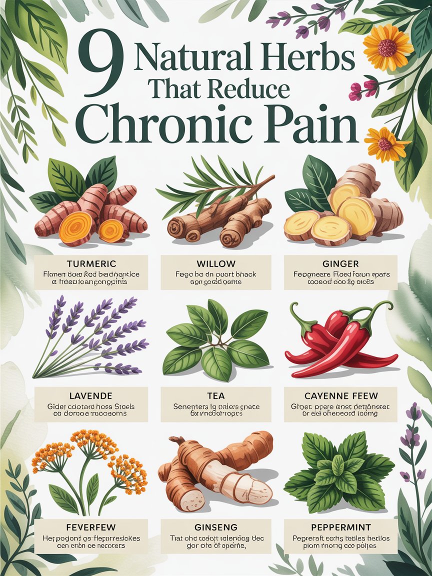 9 Natural Herbs That Reduce Chronic Pain