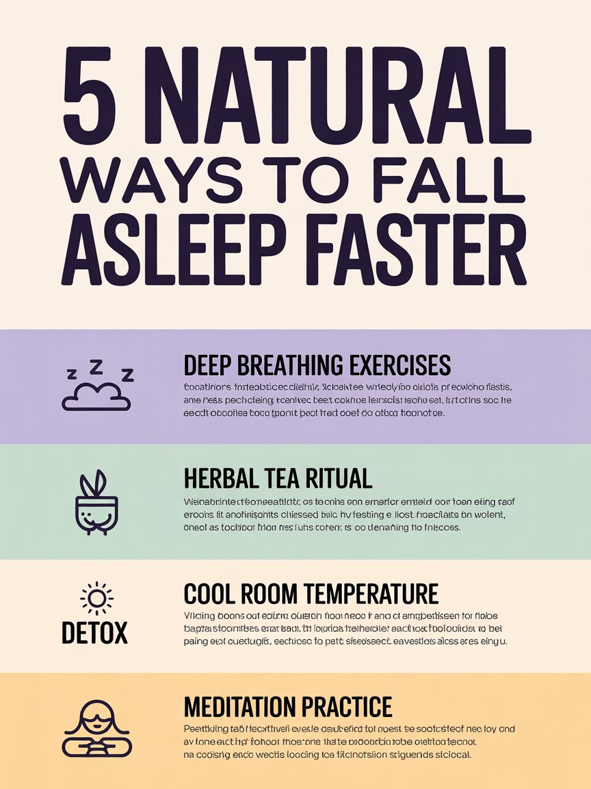 5 Natural Ways to Fall Asleep Faster