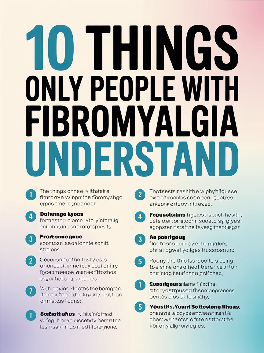 10 Things Only People with Fibromyalgia Understand