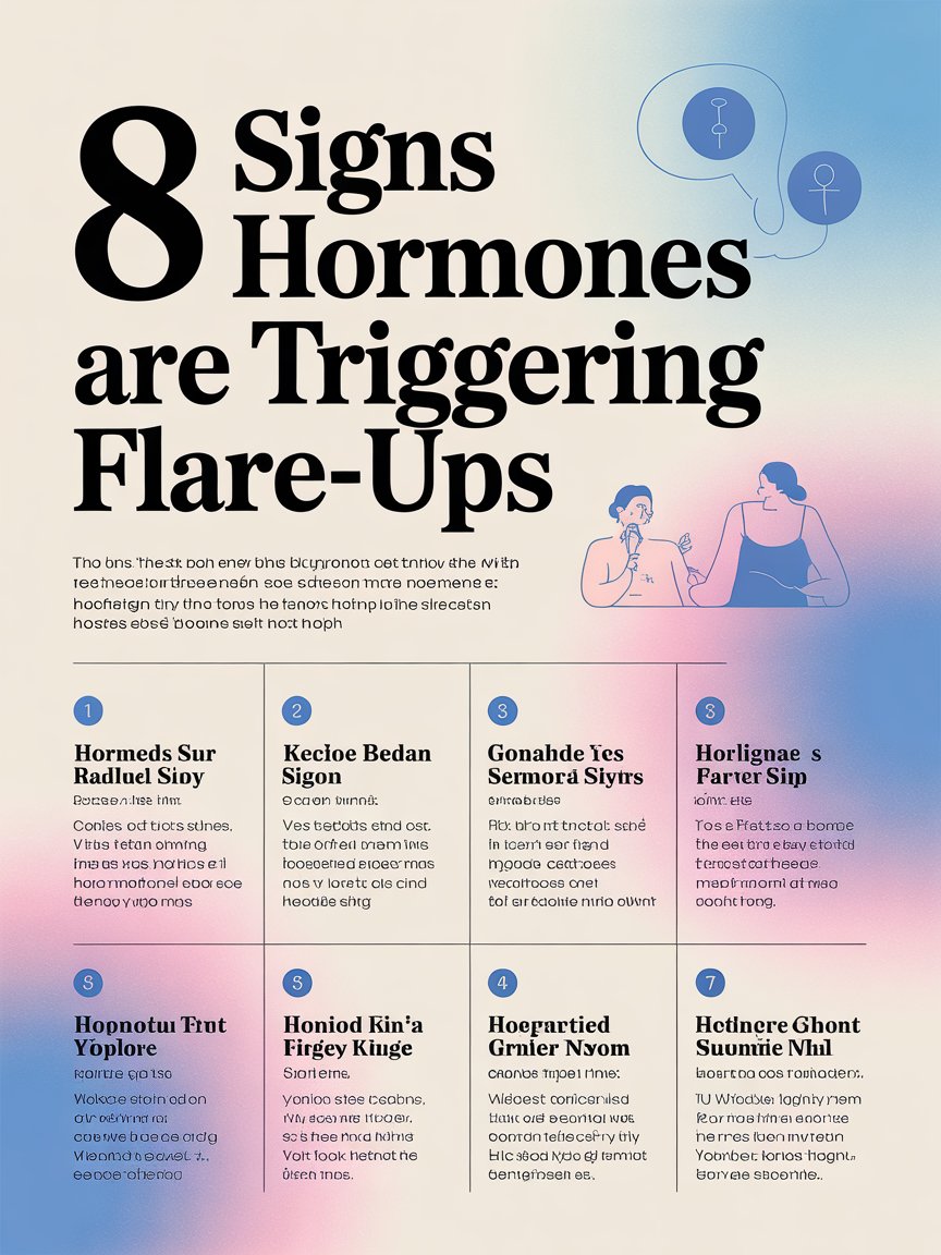 8 Signs Hormones Are Triggering Flare-Ups