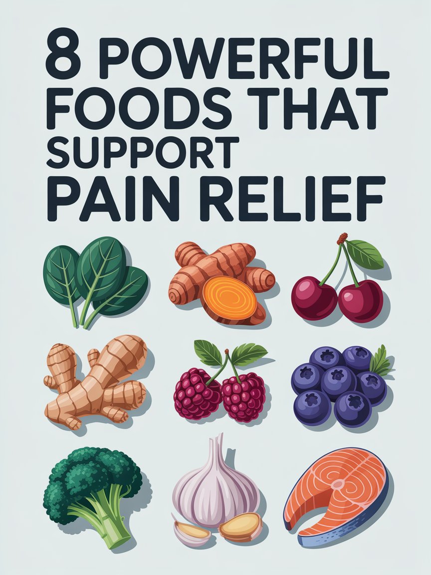 8 Powerful Foods That Support Pain Relief