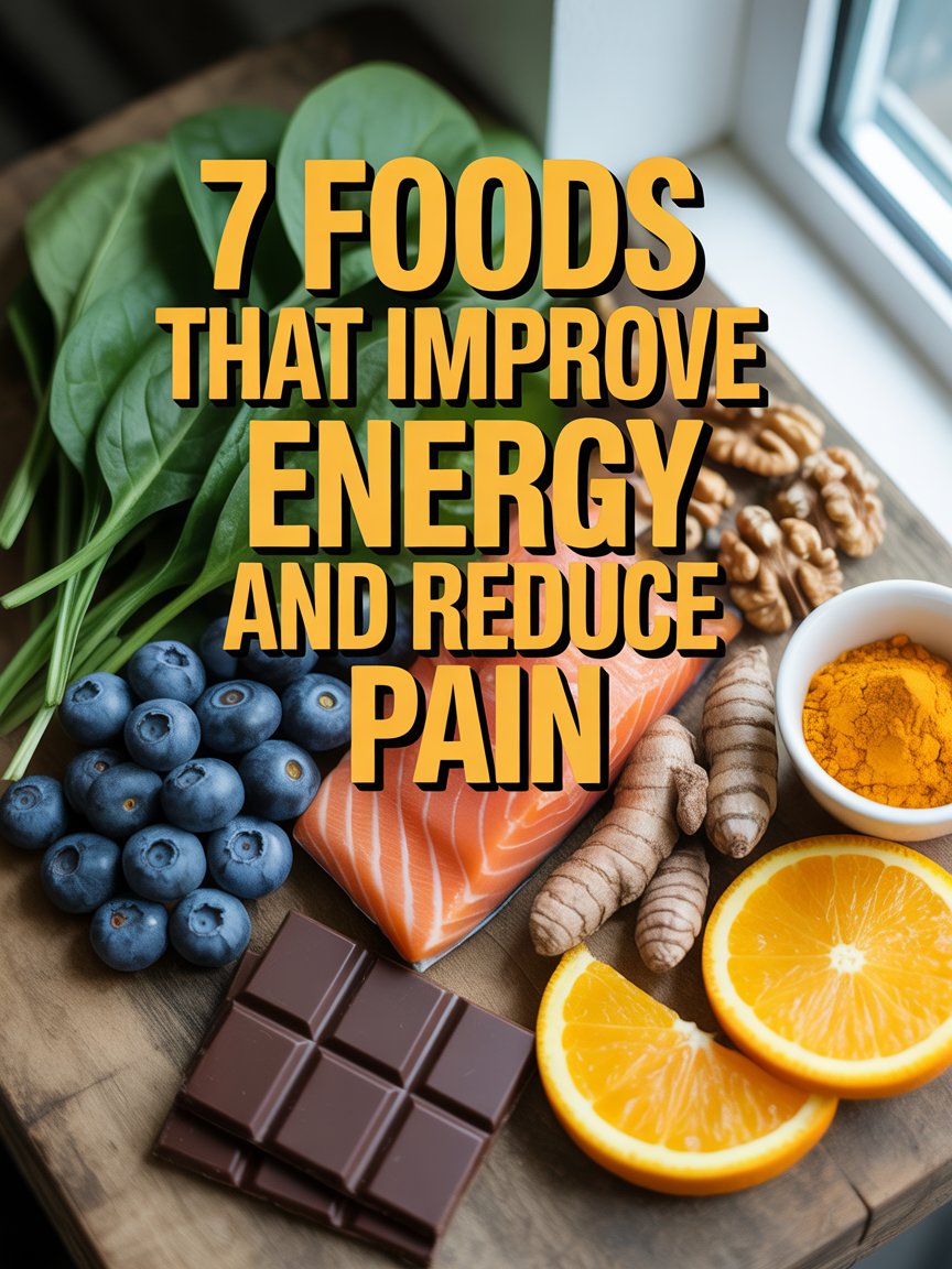 7 Foods That Improve Energy and Reduce Pain
